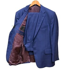 Joseph A Bank Reserve 43S Super 130s Italian Wool Suit Tailored Fit 32x28